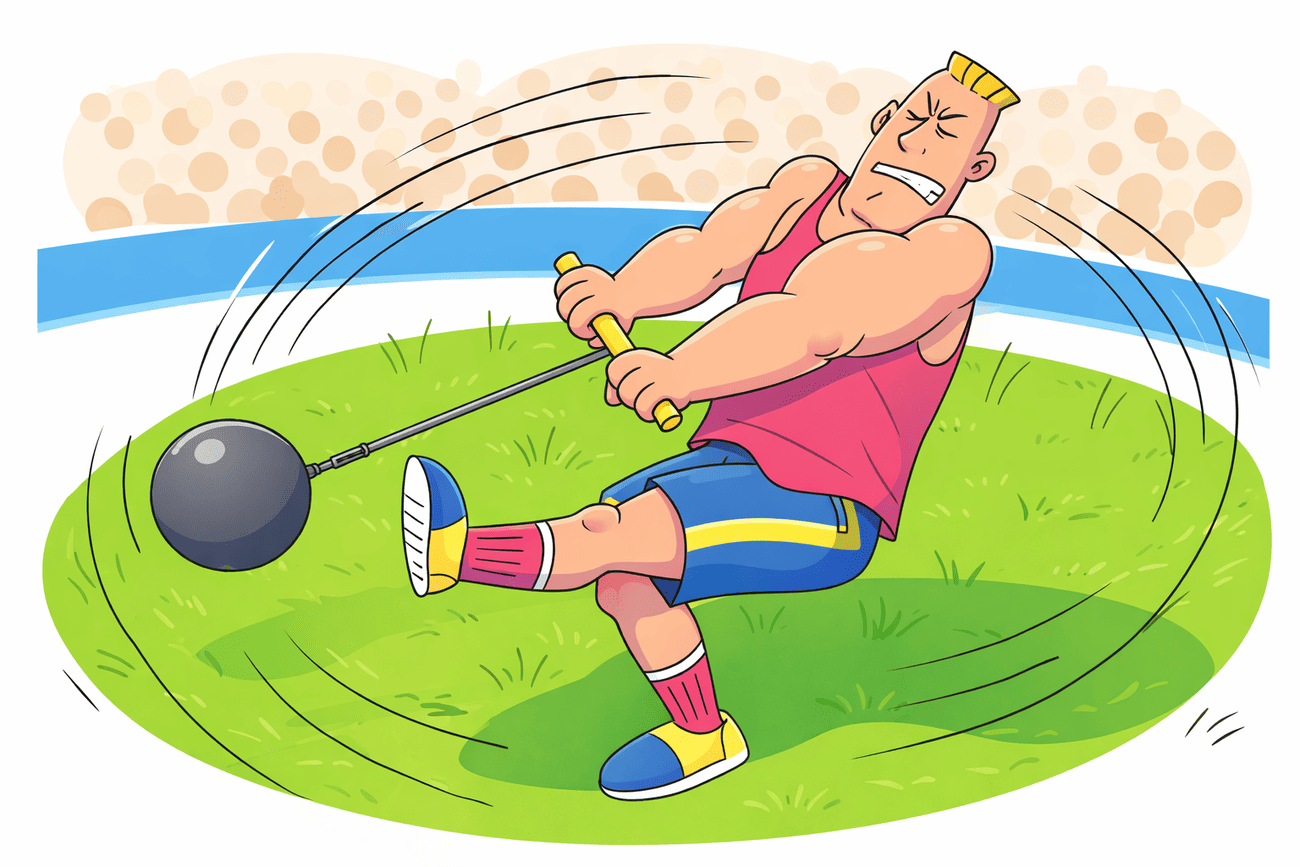Иллюстрация глагола throw